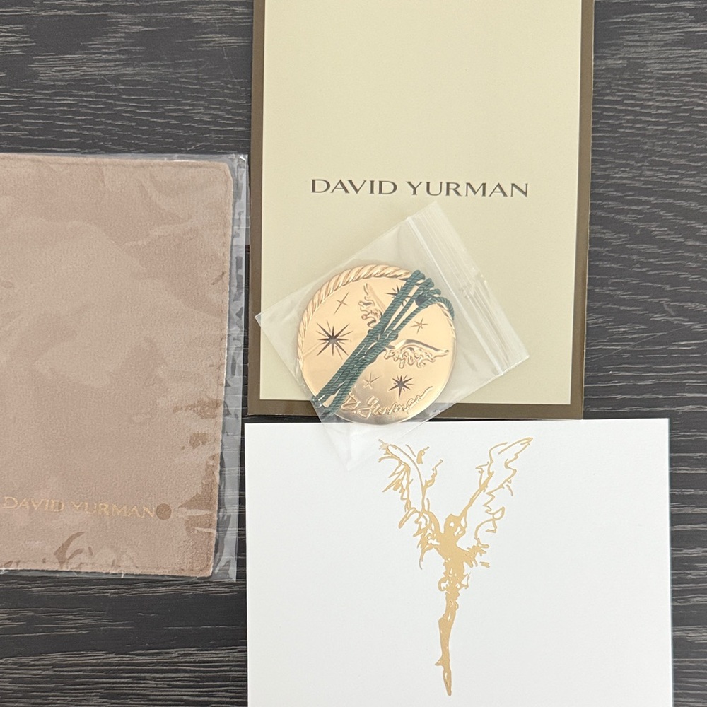 David Yurman Gold Angel Ornament 2025 - Picture 8 of 9